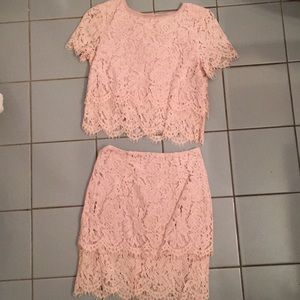 Light pink two piece set